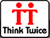 Think Twice's little logo